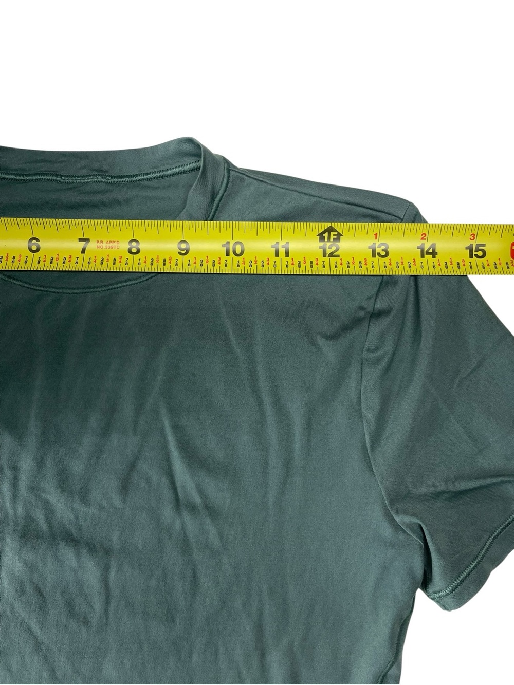 Lululemon Wundermost Ultra-Soft Nulu Crewneck Cropped T-Shirt Size XS Forest - Picture 7 of 9